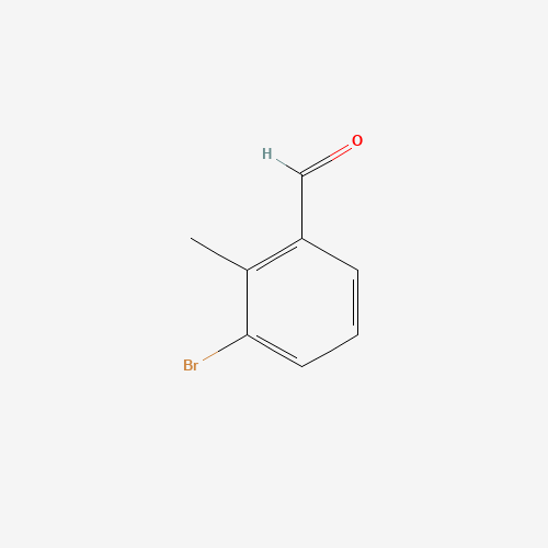 3-bromo-2-methylbenzaldehyde (CAS: 83647-40-9) - Chemical Structure and Molecular Formula 