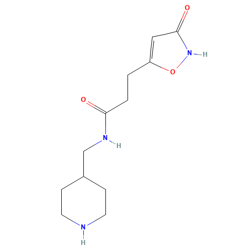 3-(3-oxo-1,2-oxazol-5-yl)-N-(piperidin-4-ylmethyl)propanamide (CAS: 1613513-47-5) - Related Chemical Product