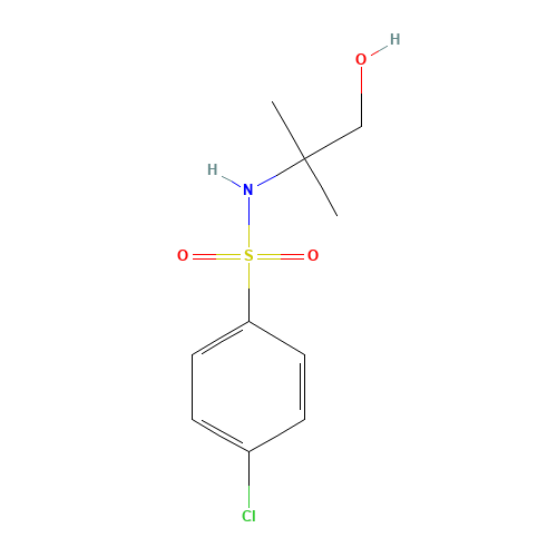 4-chloro-N-(1-hydroxy-2-methylpropan-2-yl)benzenesulfonamide (CAS: 59724-57-1) - Related Chemical Product