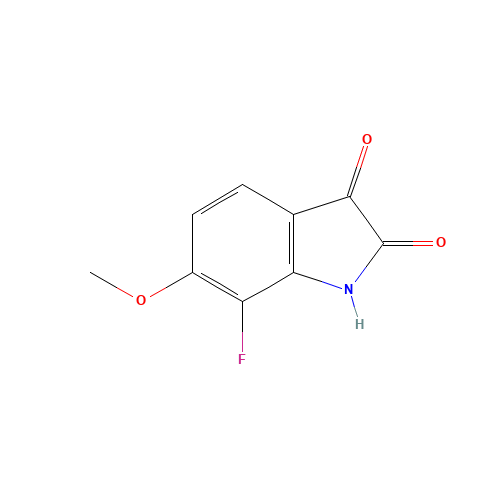 7-fluoro-6-methoxy-1H-indole-2,3-dione (CAS: 1180497-43-1) - Related Chemical Product