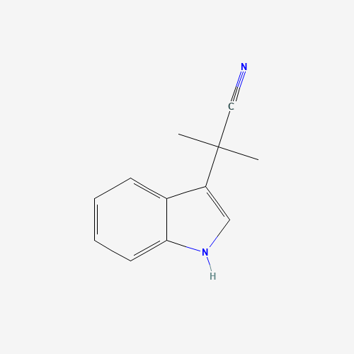 2-(1H-indol-3-yl)-2-methylpropanenitrile (CAS: 23078-29-7) - Related Chemical Product