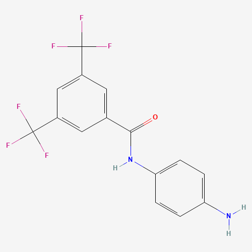 N-(4-aminophenyl)-3,5-bis(trifluoromethyl)benzamide (CAS: 1082170-46-4) - Related Chemical Product