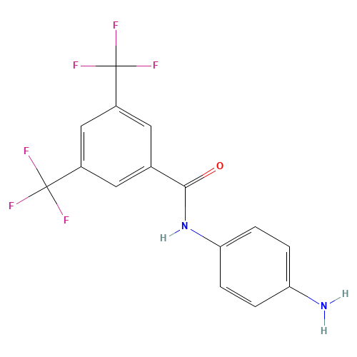 N-(4-aminophenyl)-3,5-bis(trifluoromethyl)benzamide (CAS: 1082170-46-4) - Related Chemical Product