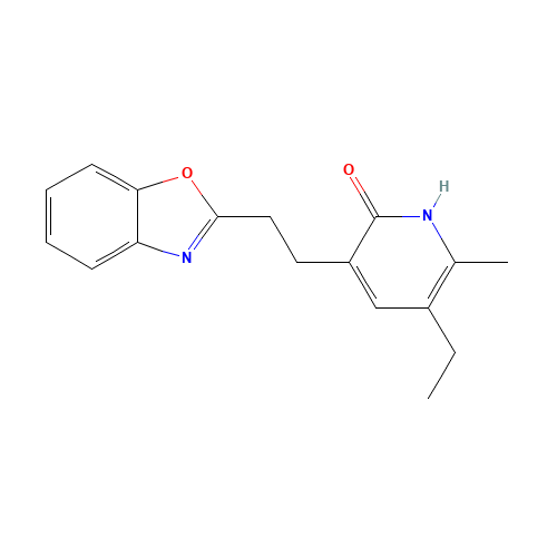 3-[2-(1,3-benzoxazol-2-yl)ethyl]-5-ethyl-6-methyl-1H-pyridin-2-one (CAS: 135525-71-2) - Related Chemical Product