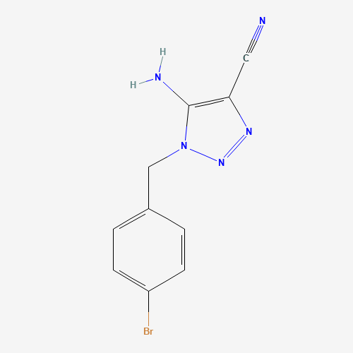 5-amino-1-[(4-bromophenyl)methyl]triazole-4-carbonitrile (CAS: 850374-96-8) - Related Chemical Product