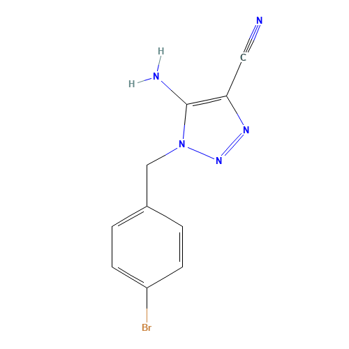5-amino-1-[(4-bromophenyl)methyl]triazole-4-carbonitrile (CAS: 850374-96-8) - Related Chemical Product