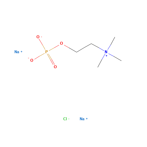 disodium;2-(trimethylazaniumyl)ethyl phosphate;chloride (CAS: 16904-96-4) - Related Chemical Product