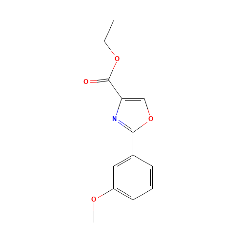ethyl 2-(3-methoxyphenyl)-1,3-oxazole-4-carboxylate (CAS: 132089-44-2) - Related Chemical Product