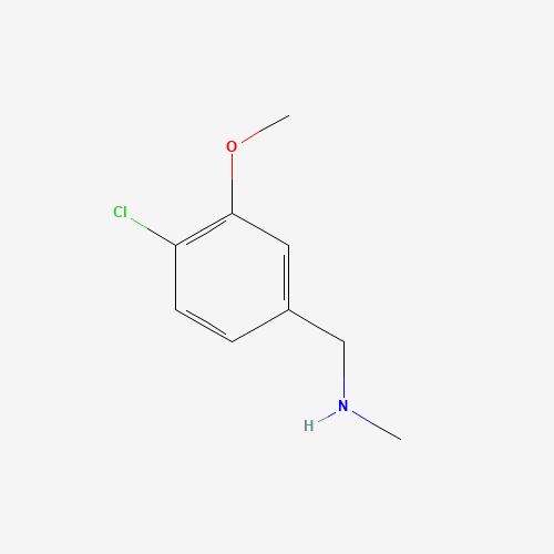 1-(4-chloro-3-methoxyphenyl)-N-methylmethanamine (CAS: 1224684-84-7) - Related Chemical Product