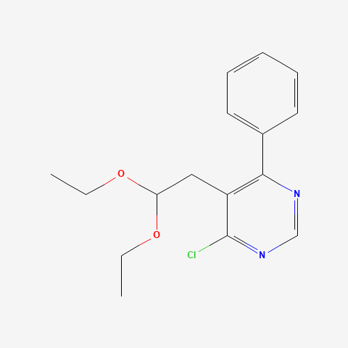4-chloro-5-(2,2-diethoxyethyl)-6-phenylpyrimidine (CAS: 1456534-46-5) - Related Chemical Product