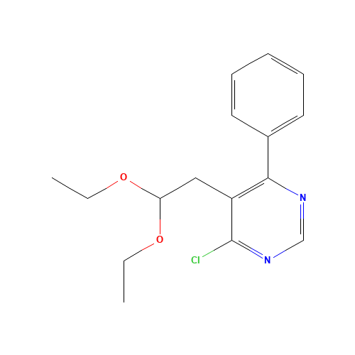 4-chloro-5-(2,2-diethoxyethyl)-6-phenylpyrimidine (CAS: 1456534-46-5) - Related Chemical Product