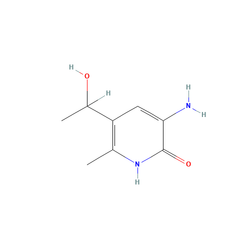 3-amino-5-(1-hydroxyethyl)-6-methyl-1H-pyridin-2-one (CAS: 142327-87-5) - Related Chemical Product