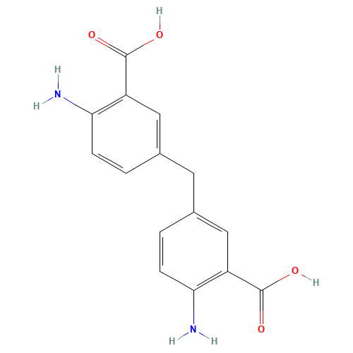 2-amino-5-[(4-amino-3-carboxyphenyl)methyl]benzoic acid (CAS: 7330-46-3) - Related Chemical Product