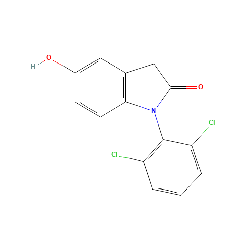 1-(2,6-dichlorophenyl)-5-hydroxy-3H-indol-2-one (CAS: 30267-40-4) - Related Chemical Product