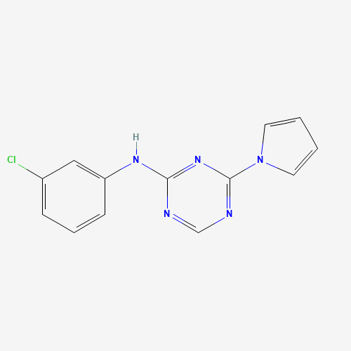 N-(3-chlorophenyl)-4-pyrrol-1-yl-1,3,5-triazin-2-amine (CAS: 333727-98-3) - Related Chemical Product