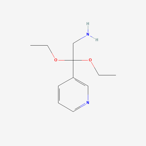 2,2-diethoxy-2-pyridin-3-ylethanamine (CAS: 74209-43-1) - Related Chemical Product