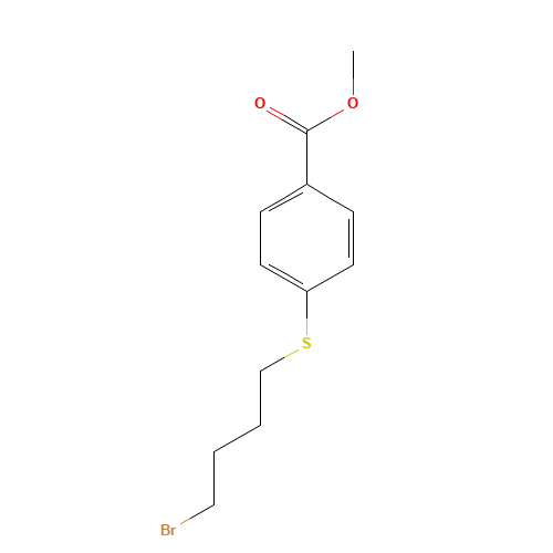 methyl 4-(4-bromobutylsulfanyl)benzoate (CAS: 1450736-60-3) - Related Chemical Product