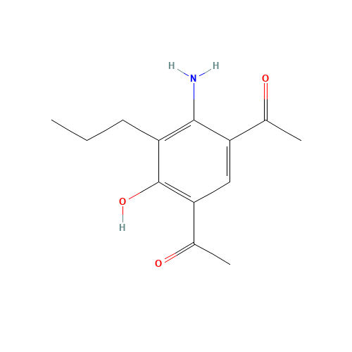 1-(5-acetyl-2-amino-4-hydroxy-3-propylphenyl)ethanone (CAS: 79324-47-3) - Related Chemical Product