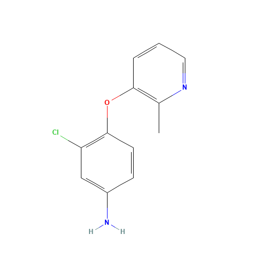 3-chloro-4-(2-methylpyridin-3-yl)oxyaniline (CAS: 1362703-20-5) - Related Chemical Product
