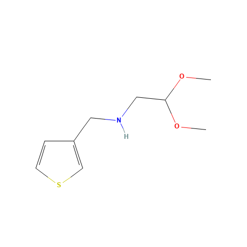 2,2-dimethoxy-N-(thiophen-3-ylmethyl)ethanamine (CAS: 58754-97-5) - Related Chemical Product