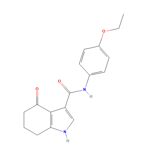 N-(4-ethoxyphenyl)-4-oxo-1,5,6,7-tetrahydroindole-3-carboxamide (CAS: 168271-95-2) - Related Chemical Product