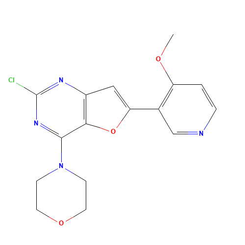 2-chloro-6-(4-methoxypyridin-3-yl)-4-morpholin-4-ylfuro[3,2-d]pyrimidine (CAS: 1038918-46-5) - Related Chemical Product