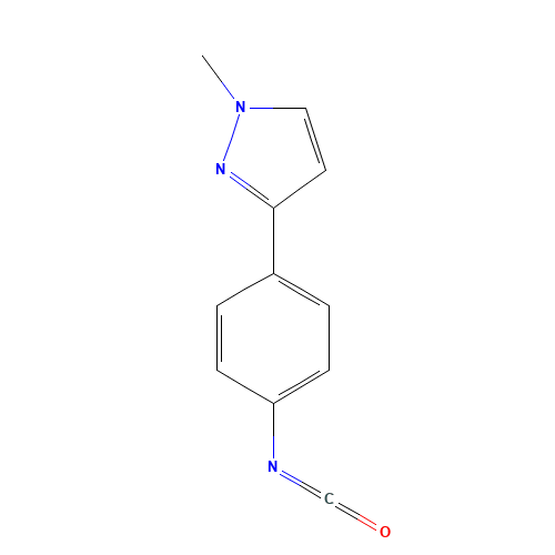 3-(4-isocyanatophenyl)-1-methylpyrazole (CAS: 921938-54-7) - Related Chemical Product