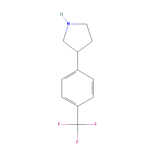 3-[4-(trifluoromethyl)phenyl]pyrrolidine (CAS: 1000198-76-4) - Related Chemical Product