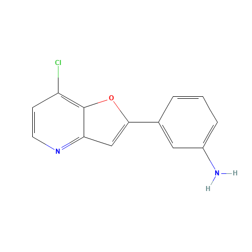 3-(7-chlorofuro[3,2-b]pyridin-2-yl)aniline (CAS: 1360911-36-9) - Related Chemical Product