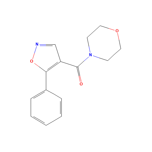 morpholin-4-yl-(5-phenyl-1,2-oxazol-4-yl)methanone (CAS: 136995-18-1) - Related Chemical Product