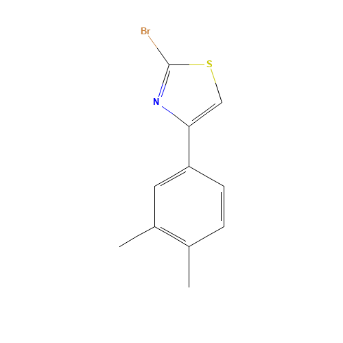 2-bromo-4-(3,4-dimethylphenyl)-1,3-thiazole (CAS: 886367-59-5) - Related Chemical Product