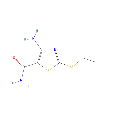 4-amino-2-ethylsulfanyl-1,3-thiazole-5-carboxamide (CAS: 63237-91-2) - Related Chemical Product