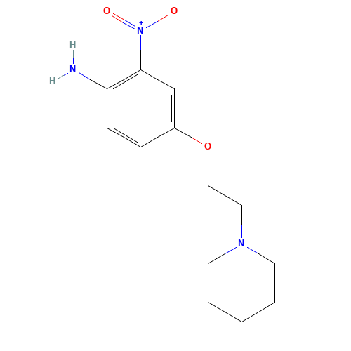 2-nitro-4-(2-piperidin-1-ylethoxy)aniline (CAS: 335672-29-2) - Related Chemical Product