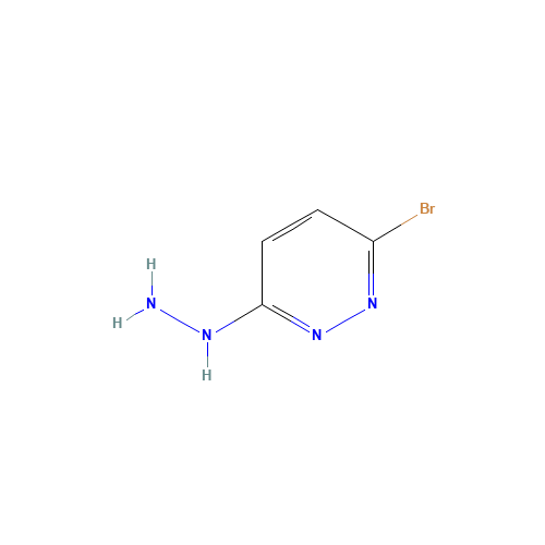 (6-bromopyridazin-3-yl)hydrazine (CAS: 64461-67-2) - Chemical Structure and Molecular Formula 