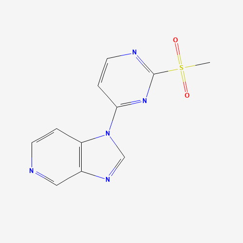 1-(2-methylsulfonylpyrimidin-4-yl)imidazo[4,5-c]pyridine (CAS: 1426231-51-7) - Chemical Structure and Molecular Formula 
