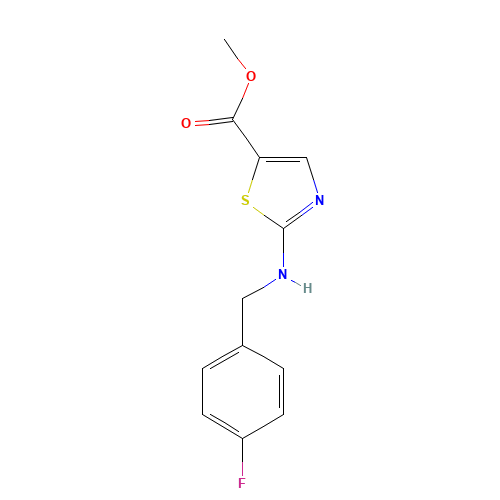 methyl 2-[(4-fluorophenyl)methylamino]-1,3-thiazole-5-carboxylate (CAS: 1486476-58-7) - Related Chemical Product