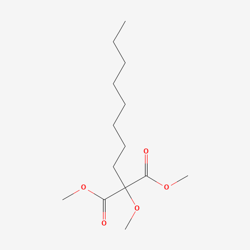 dimethyl 2-methoxy-2-octylpropanedioate (CAS: 360559-39-3) - Chemical Structure and Molecular Formula 