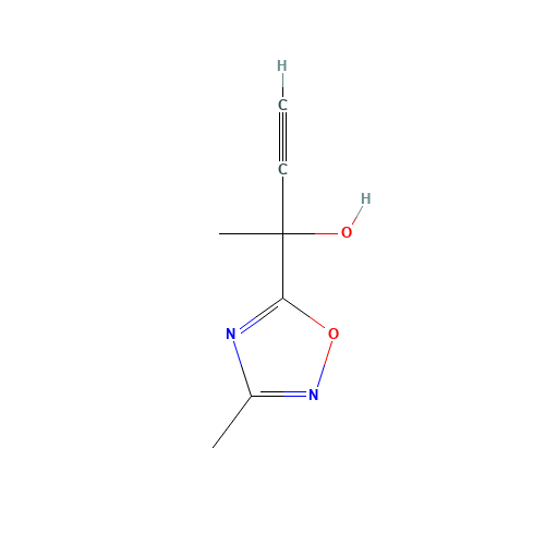 2-(3-methyl-1,2,4-oxadiazol-5-yl)but-3-yn-2-ol (CAS: 1202769-74-1) - Related Chemical Product