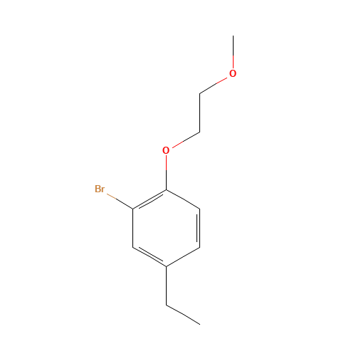 2-bromo-4-ethyl-1-(2-methoxyethoxy)benzene (CAS: 749930-26-5) - Related Chemical Product