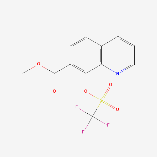 methyl 8-(trifluoromethylsulfonyloxy)quinoline-7-carboxylate (CAS: 1352717-46-4) - Related Chemical Product