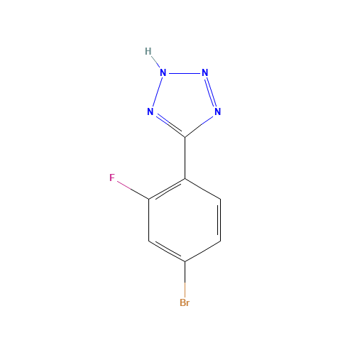 5-(4-bromo-2-fluorophenyl)-2H-tetrazole (CAS: 530081-35-7) - Related Chemical Product