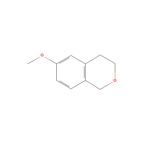 6-methoxy-3,4-dihydro-1H-isochromene (CAS: 33348-59-3) - Chemical Structure and Molecular Formula 