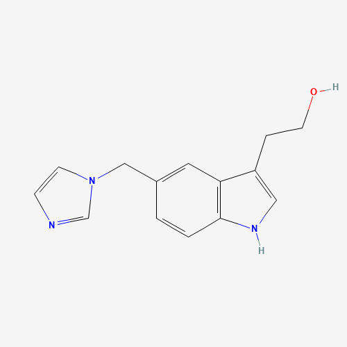 2-[5-(imidazol-1-ylmethyl)-1H-indol-3-yl]ethanol (CAS: 174610-38-9) - Related Chemical Product