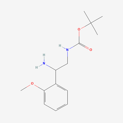 tert-butyl N-[2-amino-2-(2-methoxyphenyl)ethyl]carbamate (CAS: 939760-42-6) - Related Chemical Product