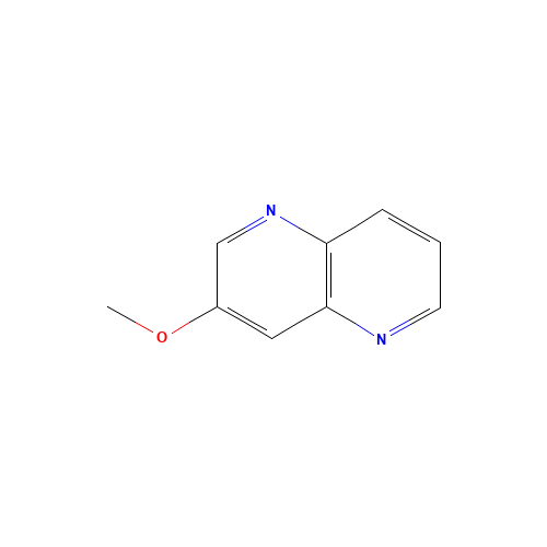 3-methoxy-1,5-naphthyridine (CAS: 1261365-35-8) - Chemical Structure and Molecular Formula 