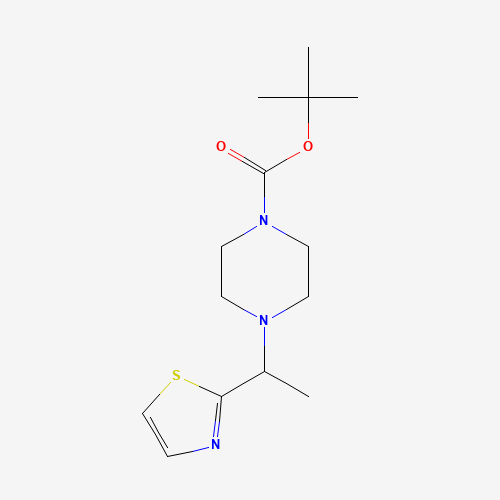 tert-butyl 4-[1-(1,3-thiazol-2-yl)ethyl]piperazine-1-carboxylate (CAS: 1269430-24-1) - Related Chemical Product