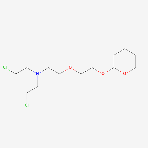 N,N-bis(2-chloroethyl)-2-[2-(oxan-2-yloxy)ethoxy]ethanamine (CAS: 848888-34-6) - Related Chemical Product