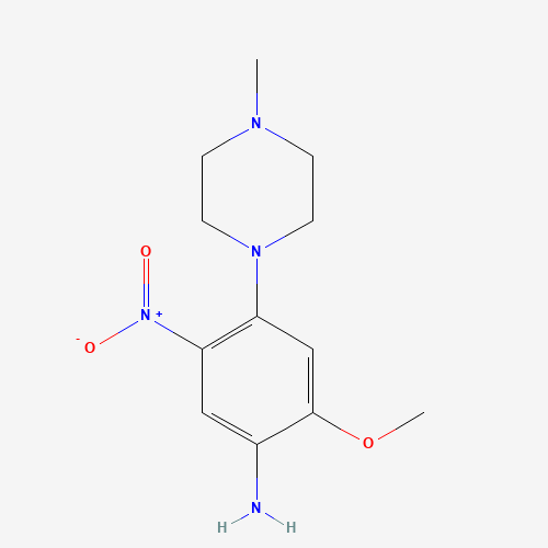 2-methoxy-4-(4-methylpiperazin-1-yl)-5-nitroaniline (CAS: 1421372-03-3) - Related Chemical Product