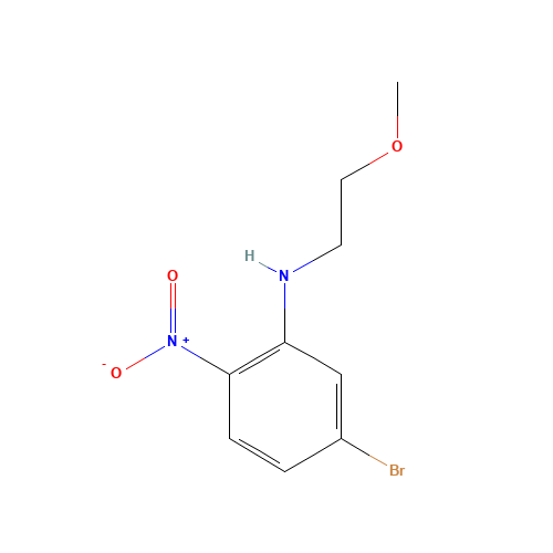 5-bromo-N-(2-methoxyethyl)-2-nitroaniline (CAS: 813448-99-6) - Related Chemical Product