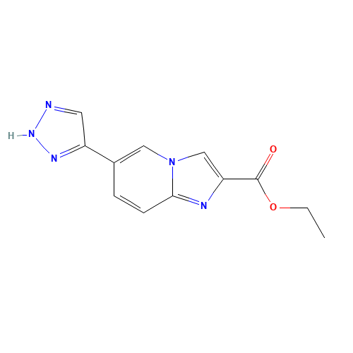 ethyl 6-(2H-triazol-4-yl)imidazo[1,2-a]pyridine-2-carboxylate (CAS: 1167627-10-2) - Related Chemical Product